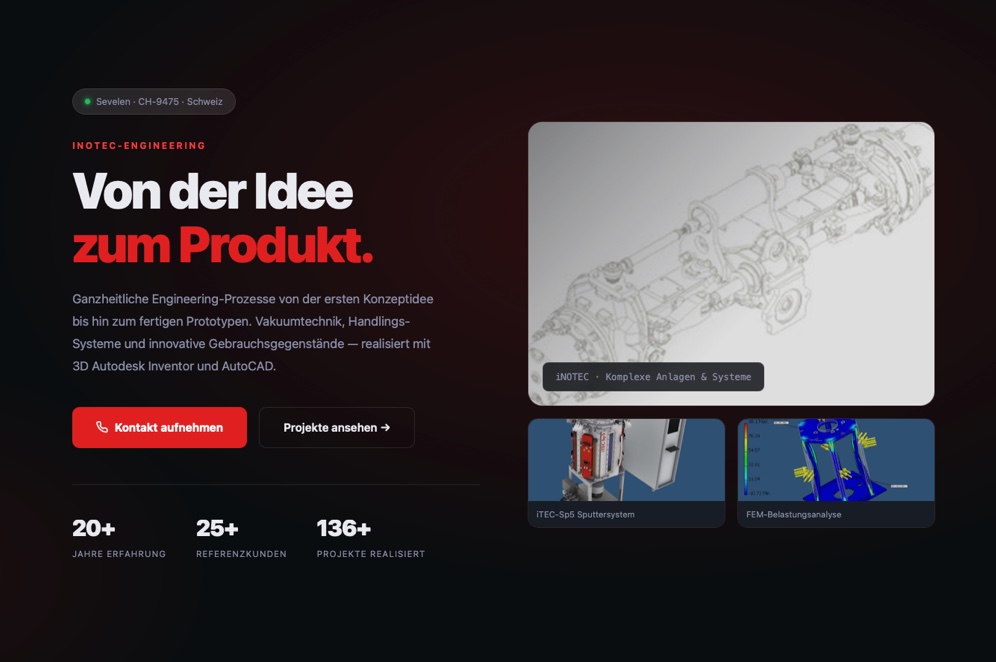 iNOTEC Engineering Website