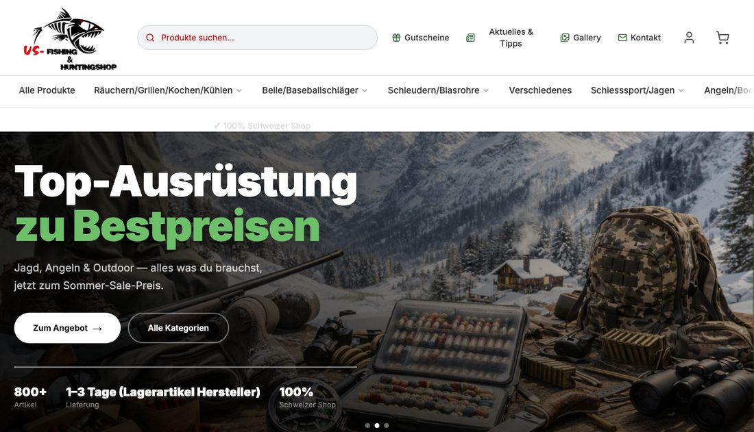 US-Fishing & Huntingshop, heute
